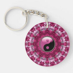 Rosa Kärlek New Age YinYang Geometric