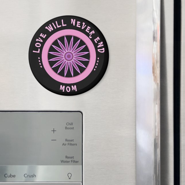 ROSA KÄRLEK PRESENT TILL MAMMA , MORS DAG , FÖDELS MAGNET (In Situ (Fridge))
