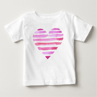 Rosa kärlekshjärta för barn tee shirt