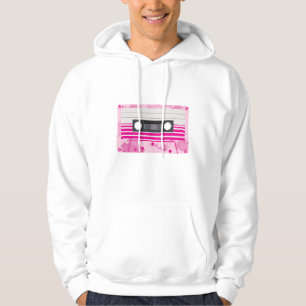 Rosa kassettband med Rosa Stänk Hoodie