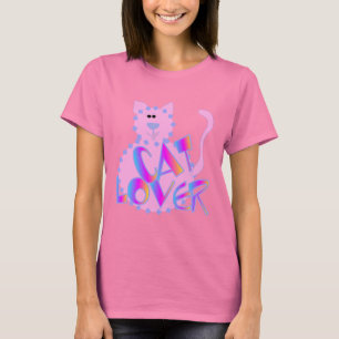 Rosa kattälskareTshirts och gåvor T-shirt