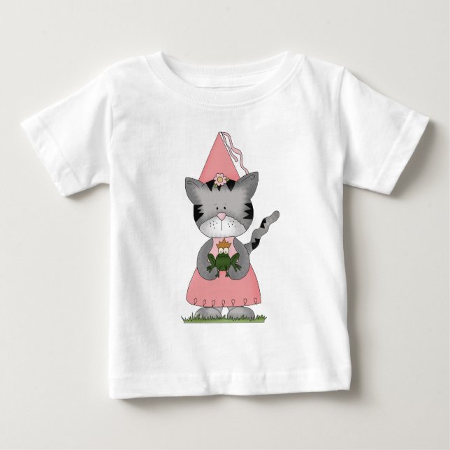 Rosa Kattunge Princess T-shirt (Framsida)