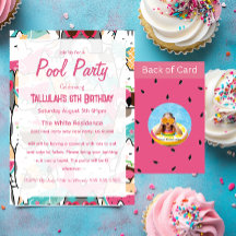 Rosa Kawaii Cats Bassäng Party födelsedag
