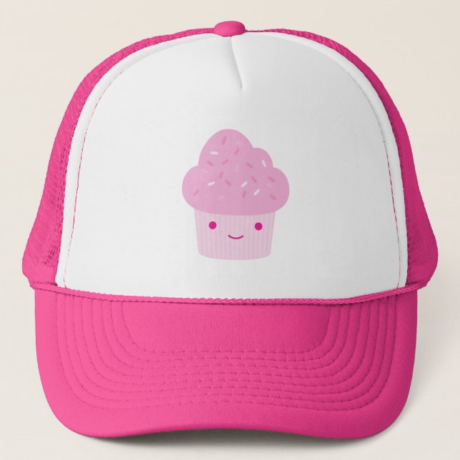 Rosa Kawaii Cupaka Keps (Framsida)
