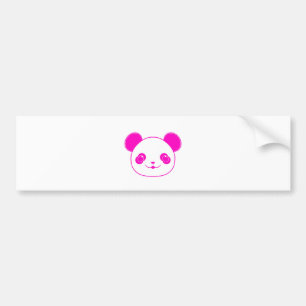 Rosa Kawaii Panda Bear Bildekal