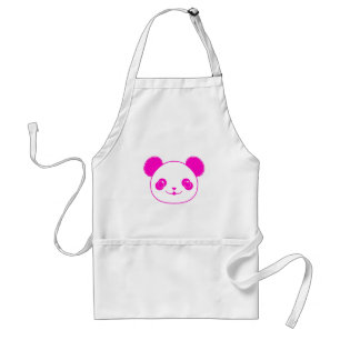Rosa Kawaii Panda Bear Förkläde