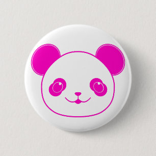Rosa Kawaii Panda Bear Knapp