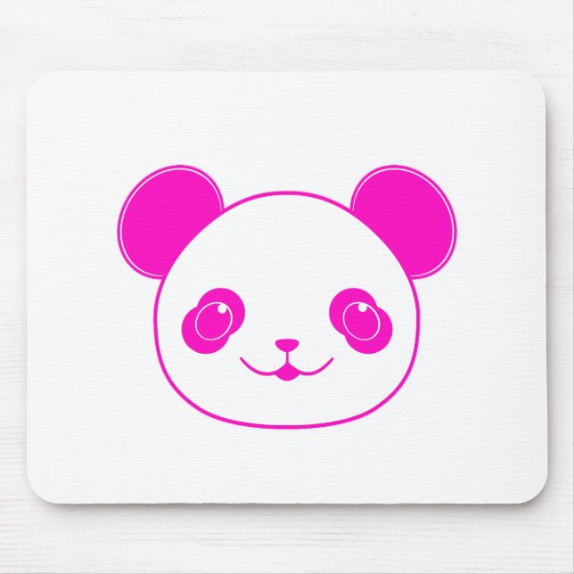 Rosa Kawaii Panda Bear Musmatta (Framsidan)