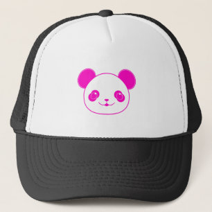 Rosa Kawaii Panda Bear Truckerkeps