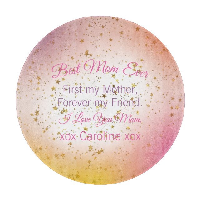 Rosa Keepsaki Elegant Modern Mors dag (Framsidan)