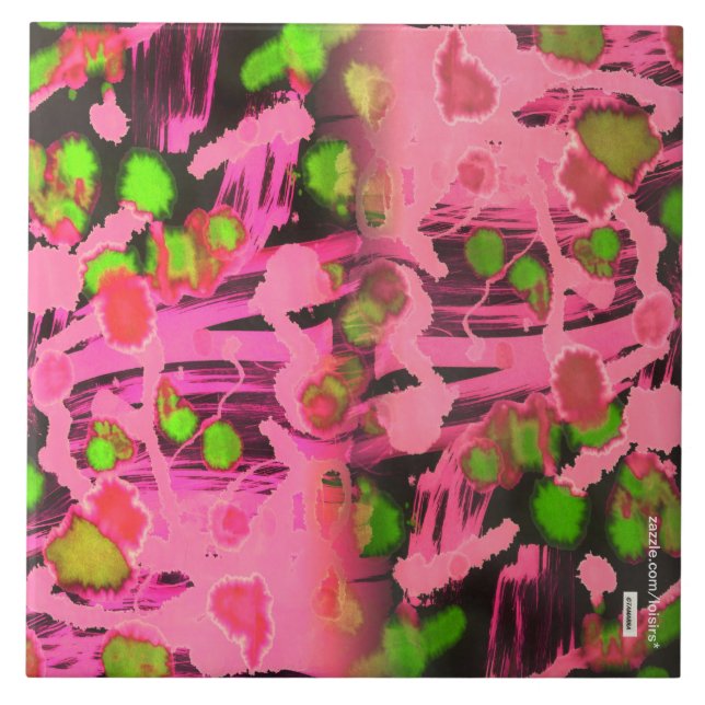 Rosa Keramiska plattan Kakelplatta (Framsidan)