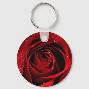 rosa keychain nyckelring