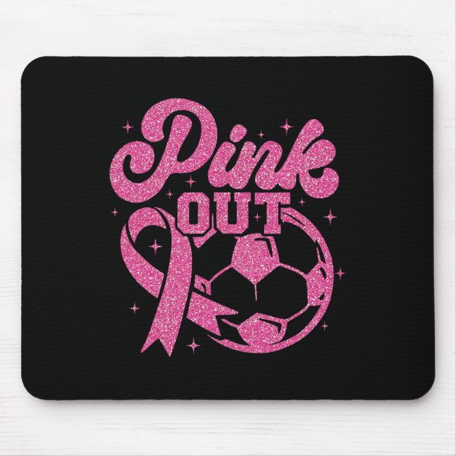 Rosa Kick För Ett Botemedel Fotboll Bröstcancer Ro Musmatta (Framsidan)