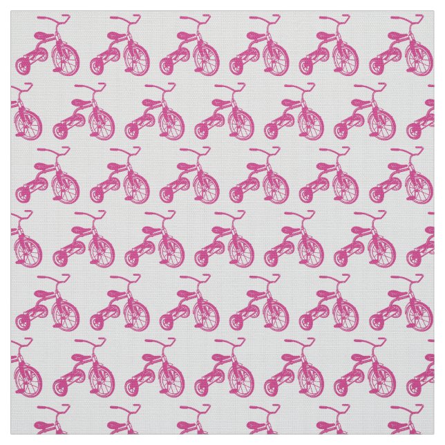 Rosa Kid:s trecykel Tyg (Provkarta)