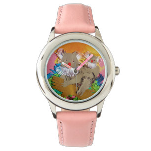 Rosa Kids Koala Bear Watch Armbandsur