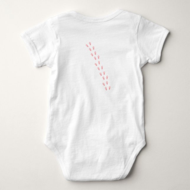 Rosa Kids My First Påskägg Bunny T Shirt (Baksida)
