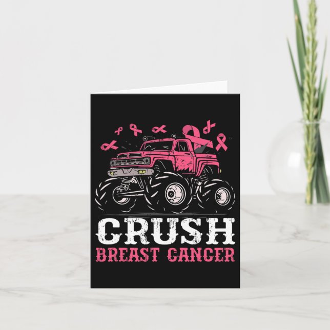 Rosa Kids Todd vid Crush Breast Cancer Awareness L Kort (Framsida)