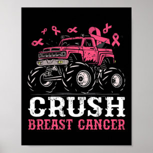 Rosa Kids Todd vid Crush Breast Cancer Awareness L Poster
