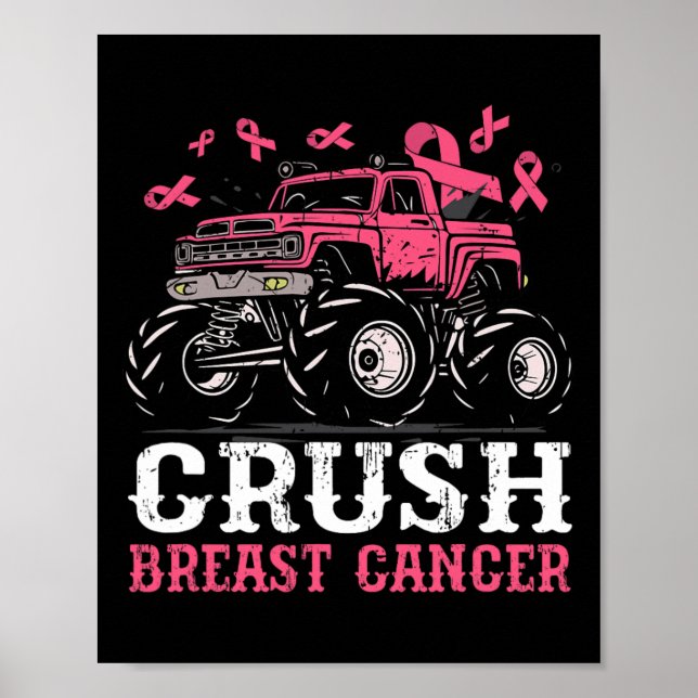 Rosa Kids Todd vid Crush Breast Cancer Awareness L Poster (Framsidan)