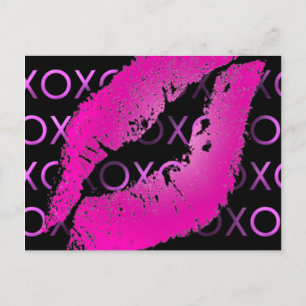 Rosa Kisses Vykort