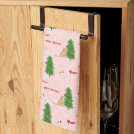 Rosa Kitchen Towel - helgdag Kökshandduk