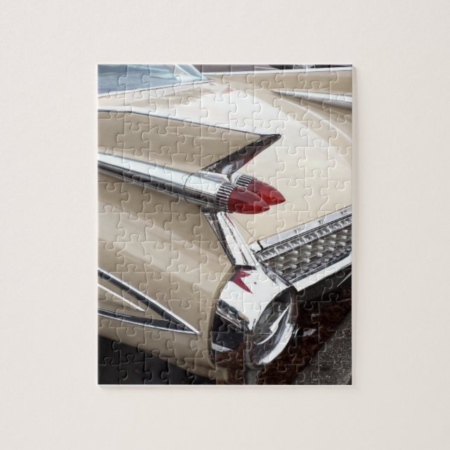ROSA KLASSIC CAR MED FINPUZZLES PUSSEL (Vertikal)