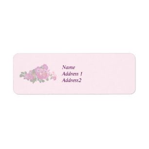 Rosa klätterrosor Spara datum Returadress Etikett