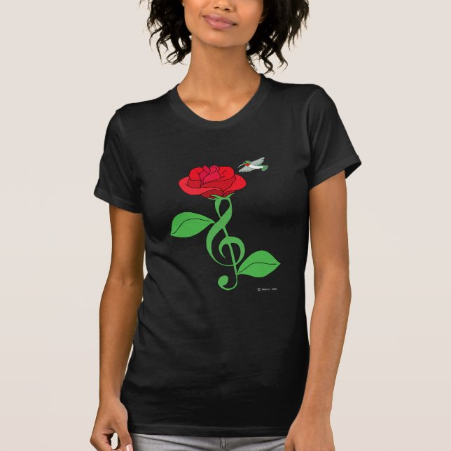 Rosa klav för Hummingbird Tee (Framsida)