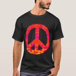 Rosa klot Fredssymbol T Shirt