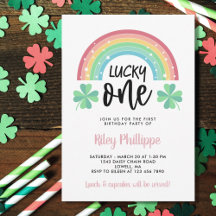 Rosa Klöver & Rainbow Lucky en första födelsedag