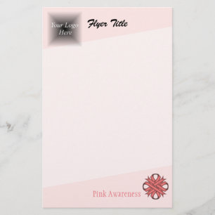Rosa Klöver Ribbon av Kenneth Yoncich Flygblad