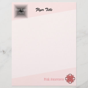 Rosa Klöver Ribbon av Kenneth Yoncich Reklamblad