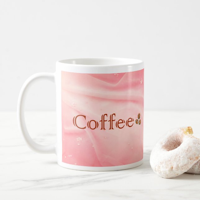 Rosa klunkmugg kaffemugg (Med munk)