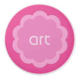 Rosa-knapp för konstorganisation knopp