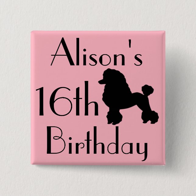 rosa knäppas den inspirerade pudelkjolen för knapp (Framsida)