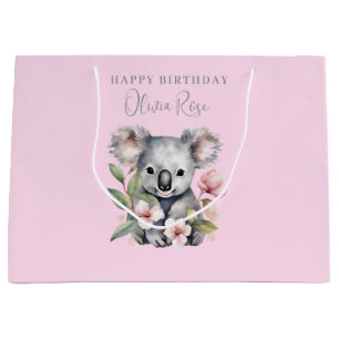 Rosa Koala Girls Birthday Gift Bag