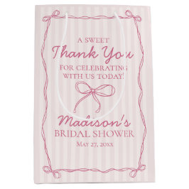 Rosa kokettbåge Pastell bröllopsfavor för förfeste