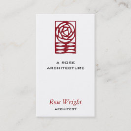 Rosa konster & hantverkprydnad visitkort