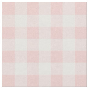 Rosa kontroll för kvartrosa- & vitGingham Tyg
