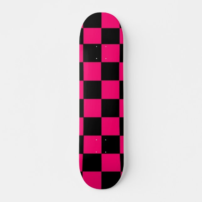 Rosa kontroller mini skateboard bräda 18,5 cm (Framsida)