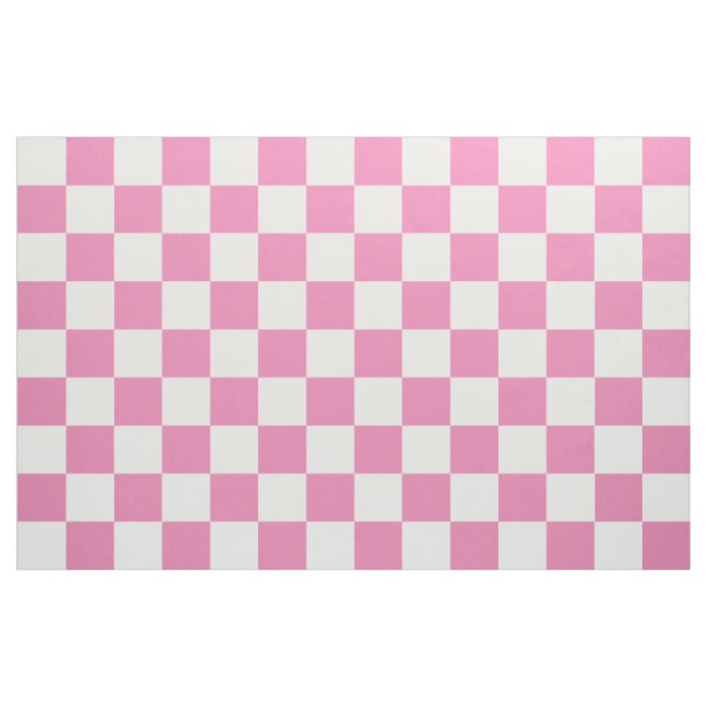 Rosa Kontrollerad Tyg (Fat Quarter)