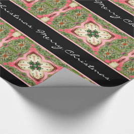 Rosa koordinat för vintage 1 personliga text presentpapper
