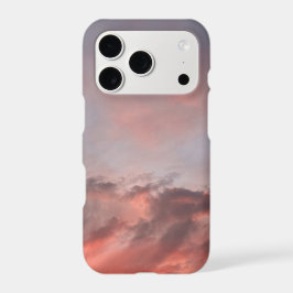 Rosa korall solnedgång moln iPhone-fodral