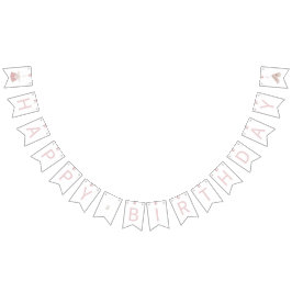 Rosa Koreanska oljankanki Grattis på födelsedagen Vimplar