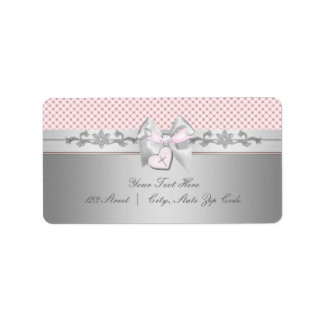 Rosa kors adressetiketter