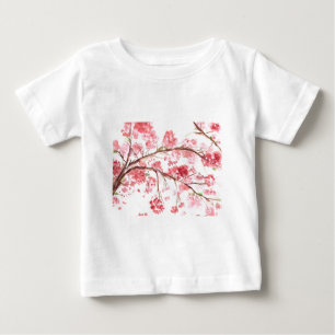 Rosa körsbärsblommor blommig Sakura Girly Tröja