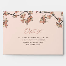 Rosa körsbärsblommor Elegant & Chic Blommig Bröllo