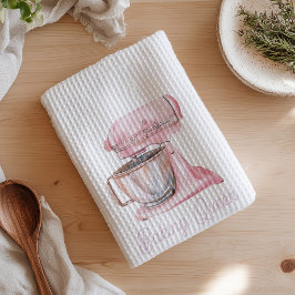 Rosa kösdrottning köksmaskin kökshandduk