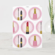 Rosa kosmetiska produkter Mönster Kosmetologi