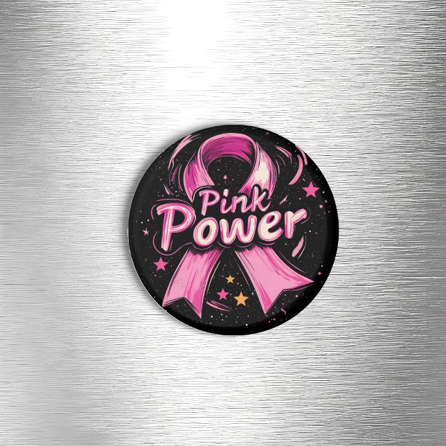 Rosa Kraft Kylskåp Magnet (Skapare uppladdad)